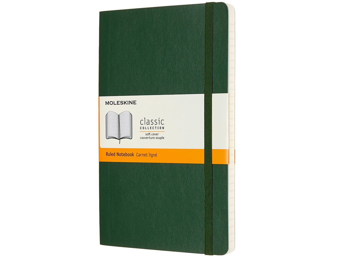 MOLESKINE Carnet SC L/A5 600011 lingé, vert, 240 pages (8053853600011)