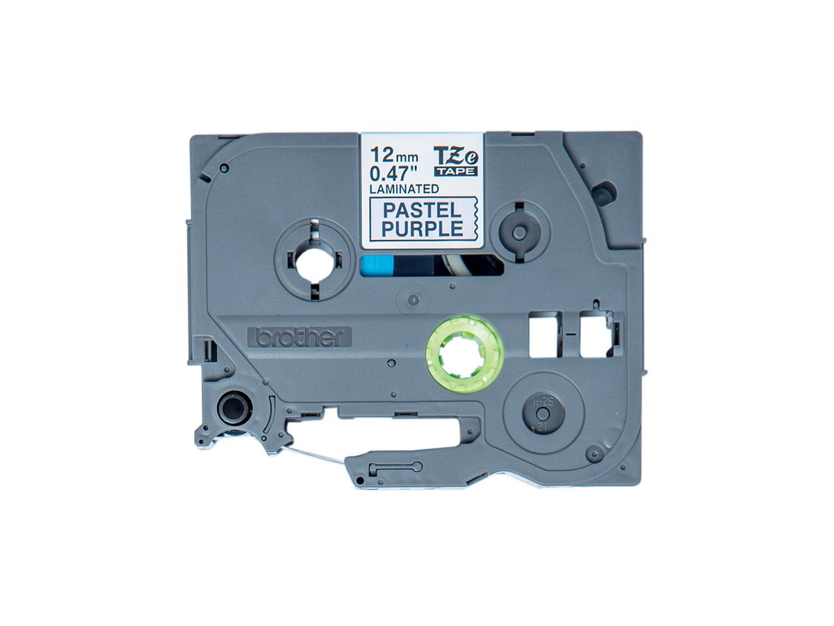 PTOUCH Ruban, laminé noir/lila.pa TZe-MQF31 PT-DV600VP 12 mm (4977766770521)