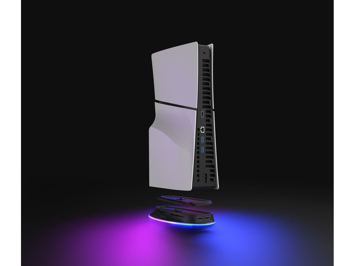 EGOGEAR Luminex Cooling Base SCH30-PS5-RGB PS5, PS5 Slim (5425025594092)
