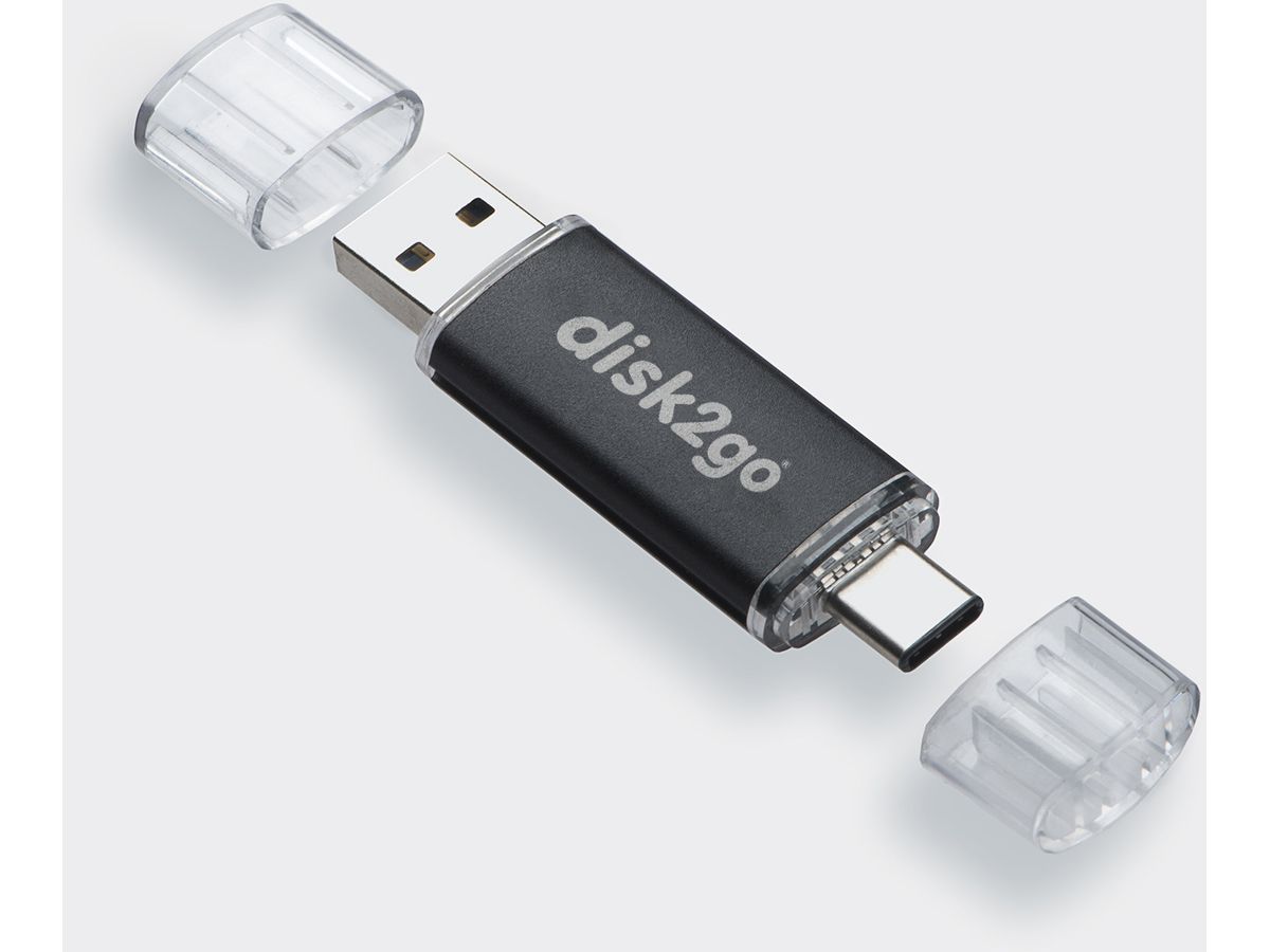 DISK2GO USB-Stick switch 32GB 30006592 Type-C USB 3.1 Type-A USB 3.0 (7640111166894)