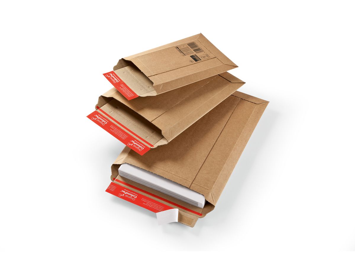 COLOMPAC Pochette courier brun A4 2053186 215x300x50mm 20 pcs. (4033657100300)