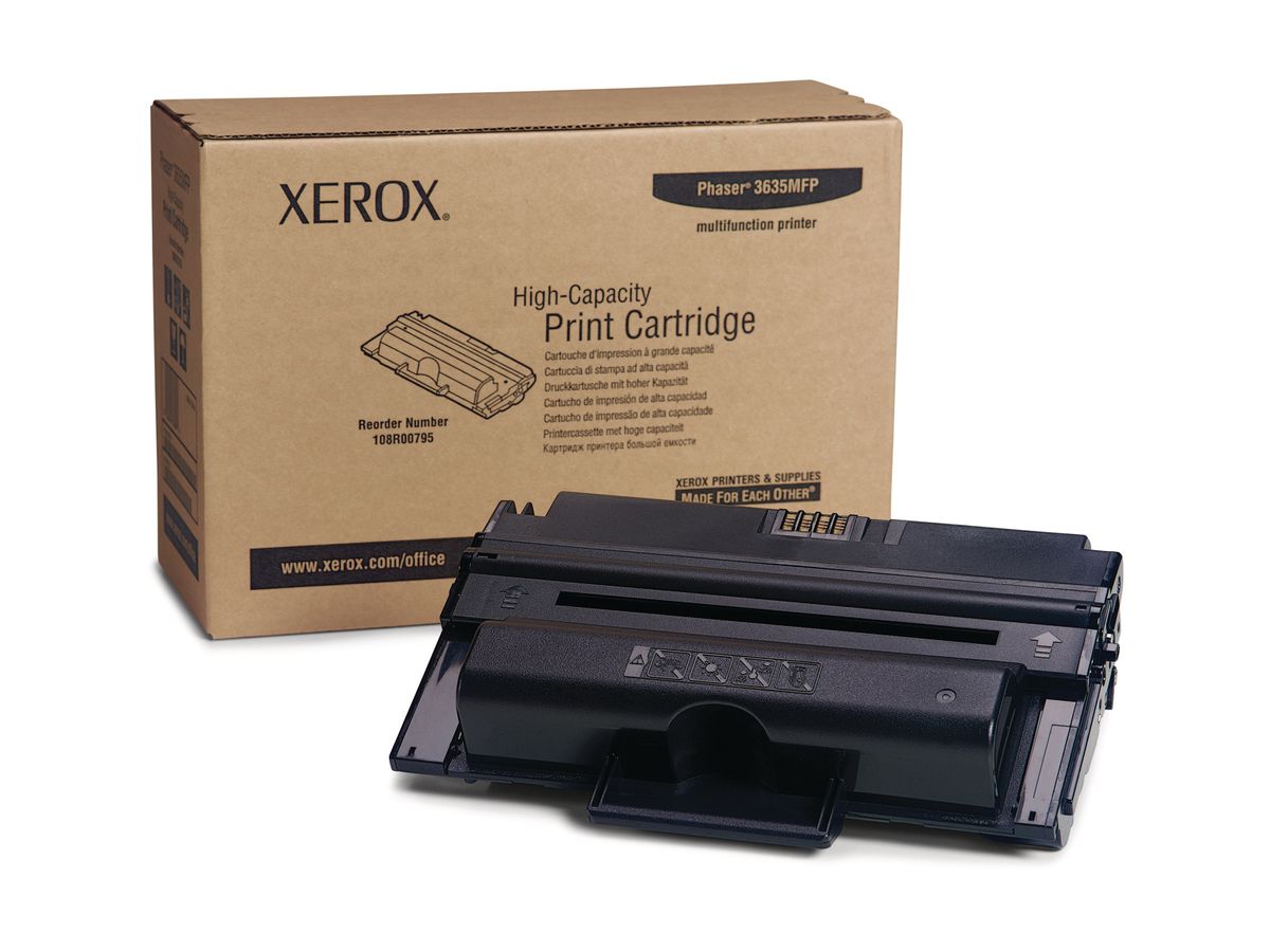 XEROX Cartouche toner HY noir 108R00795 Phaser 3635 10'000 pages (0095205738964)