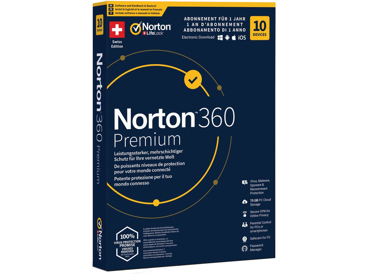 NORTON Norton Security 360, 21401900 10 Geräte (5397231002060)