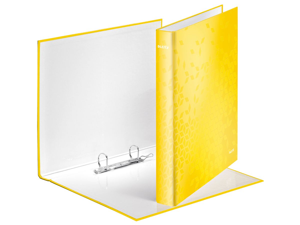 LEITZ Classeur à anneaux WOW A4 4241-00-16 jaune (4002432120765)
