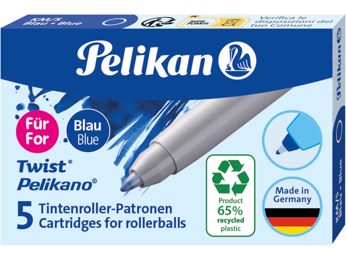 PELIKAN Cart. Rollball Eco 824682 bleu (4012700824684)