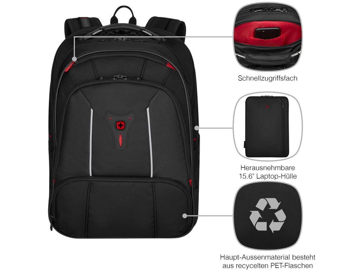 WENGER Business Backpack Carbon Pro 653129 15.6 inch (7611160255242)