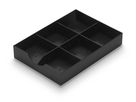 STYRO Système tiroir styrodoc 268-405.95 noir 6 pcs. (7612176081443)