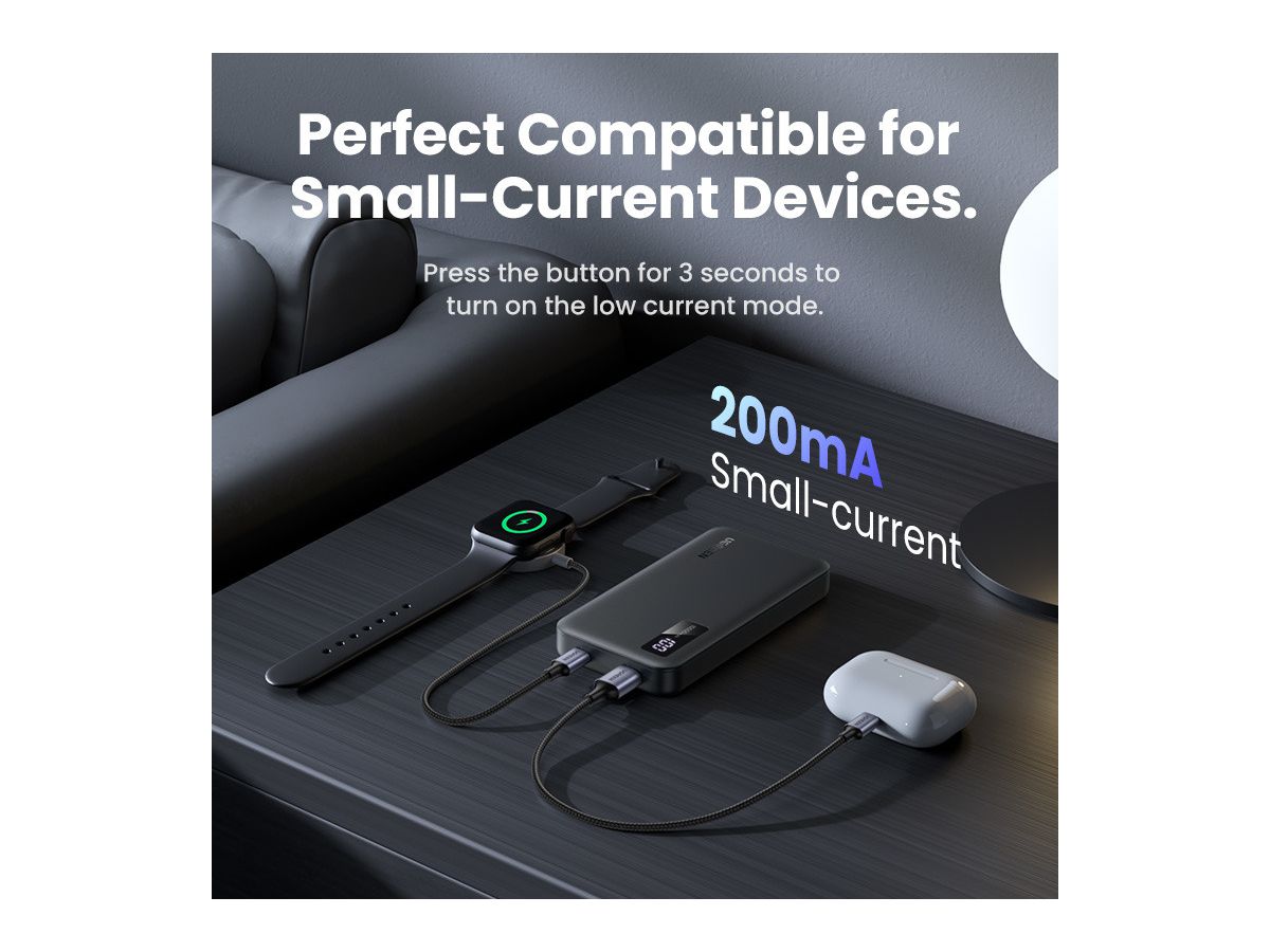 UGREEN Power Bank 10000mAh 25742 20W, Two-way Fast Charging (6941876227426)