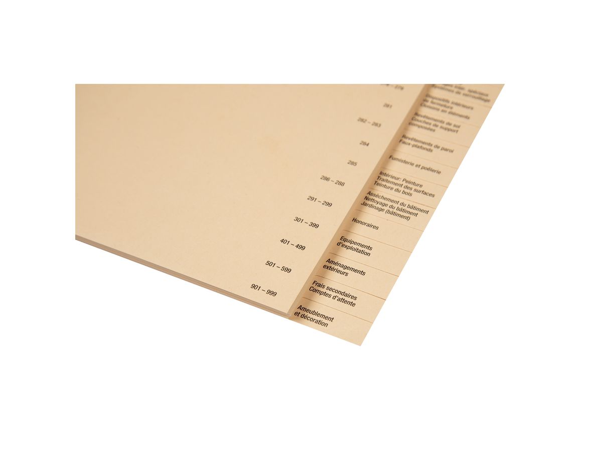 BIELLA Separ. fatturazioni edizila A4 46442691U marrone FR 26 pzi. (7611365323562)