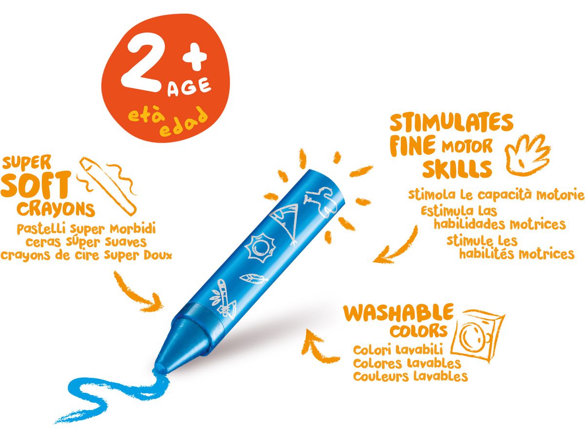 CARIOCA taille-crayon triple E-8 42892 Baby Aquarell (8003511428921)