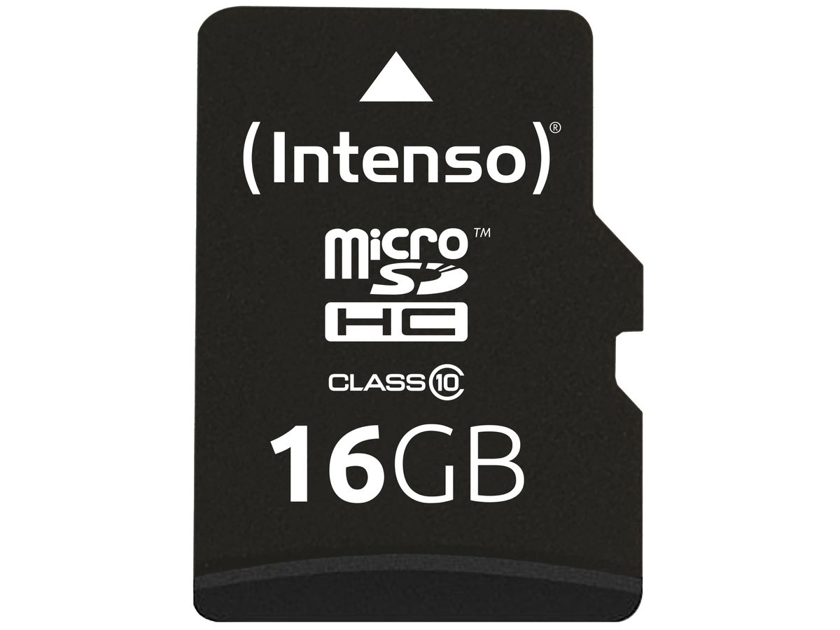 INTENSO Micro SDHC Card 16GB 3413470 Class 10 (4034303016136)