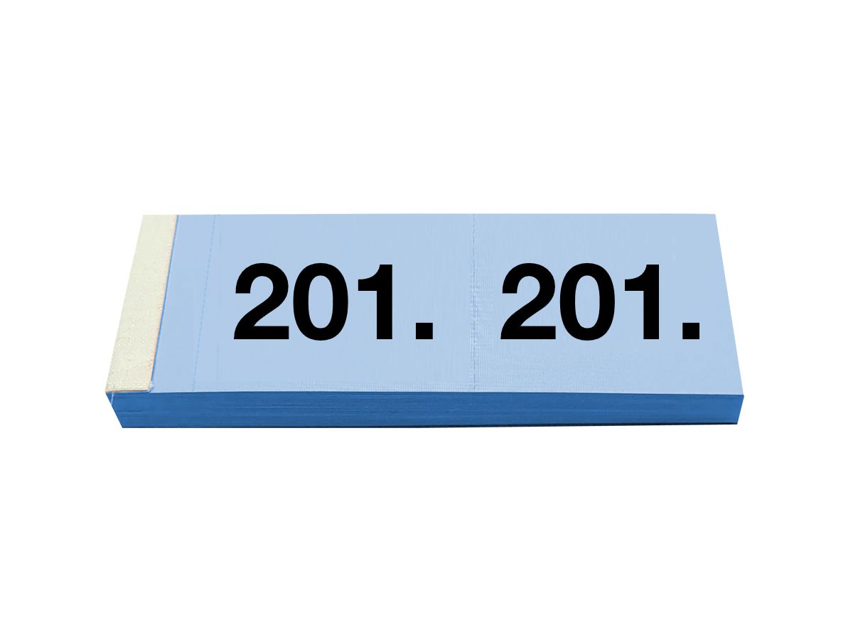 SIMPLEX Garderobenblock 201-300 13089 blau 100 Blatt (7611468130890)