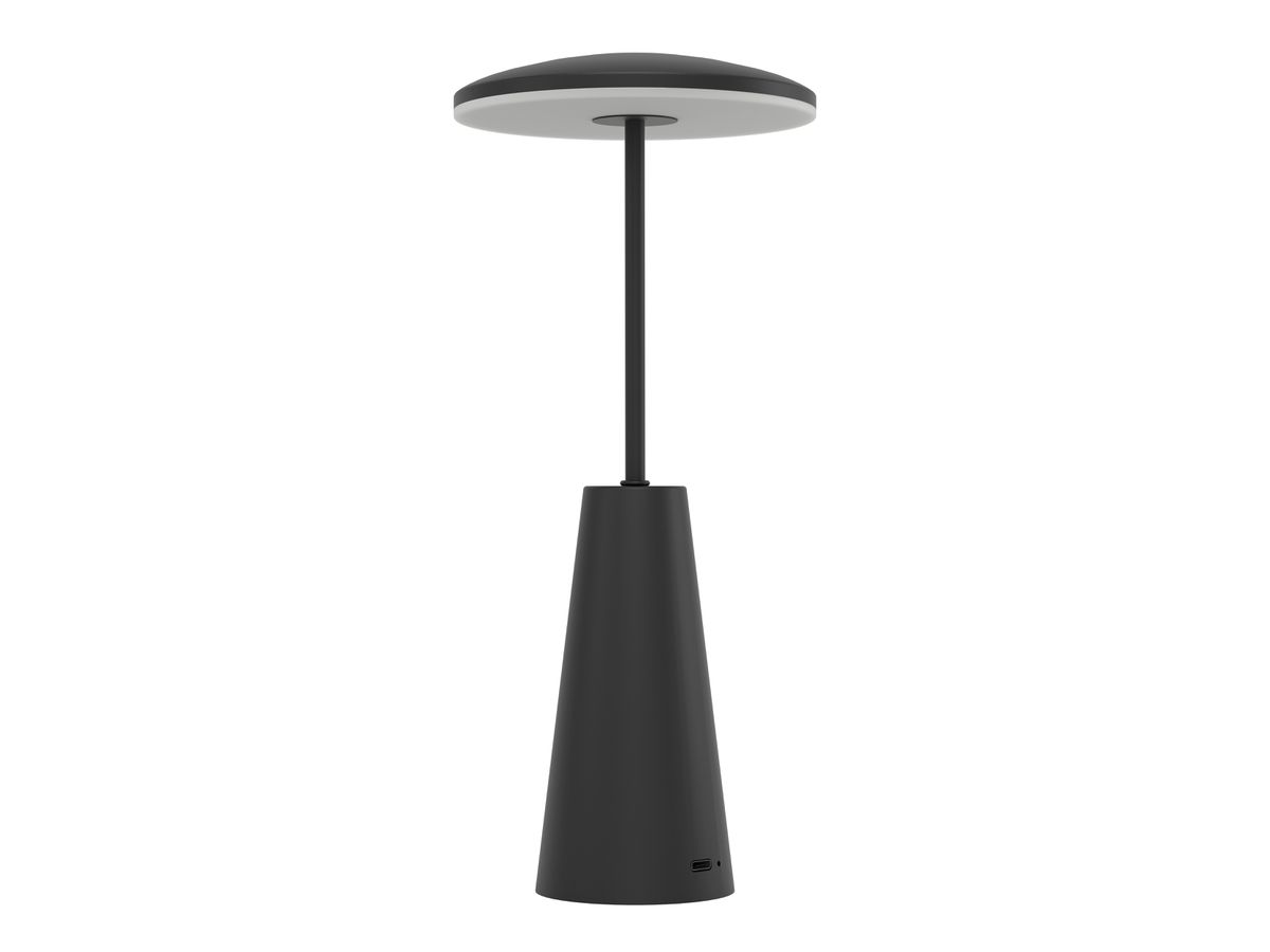 EGLO Lampada da tavolo Piccola 900925 nero, batteria ricaricabile (9008606277803)