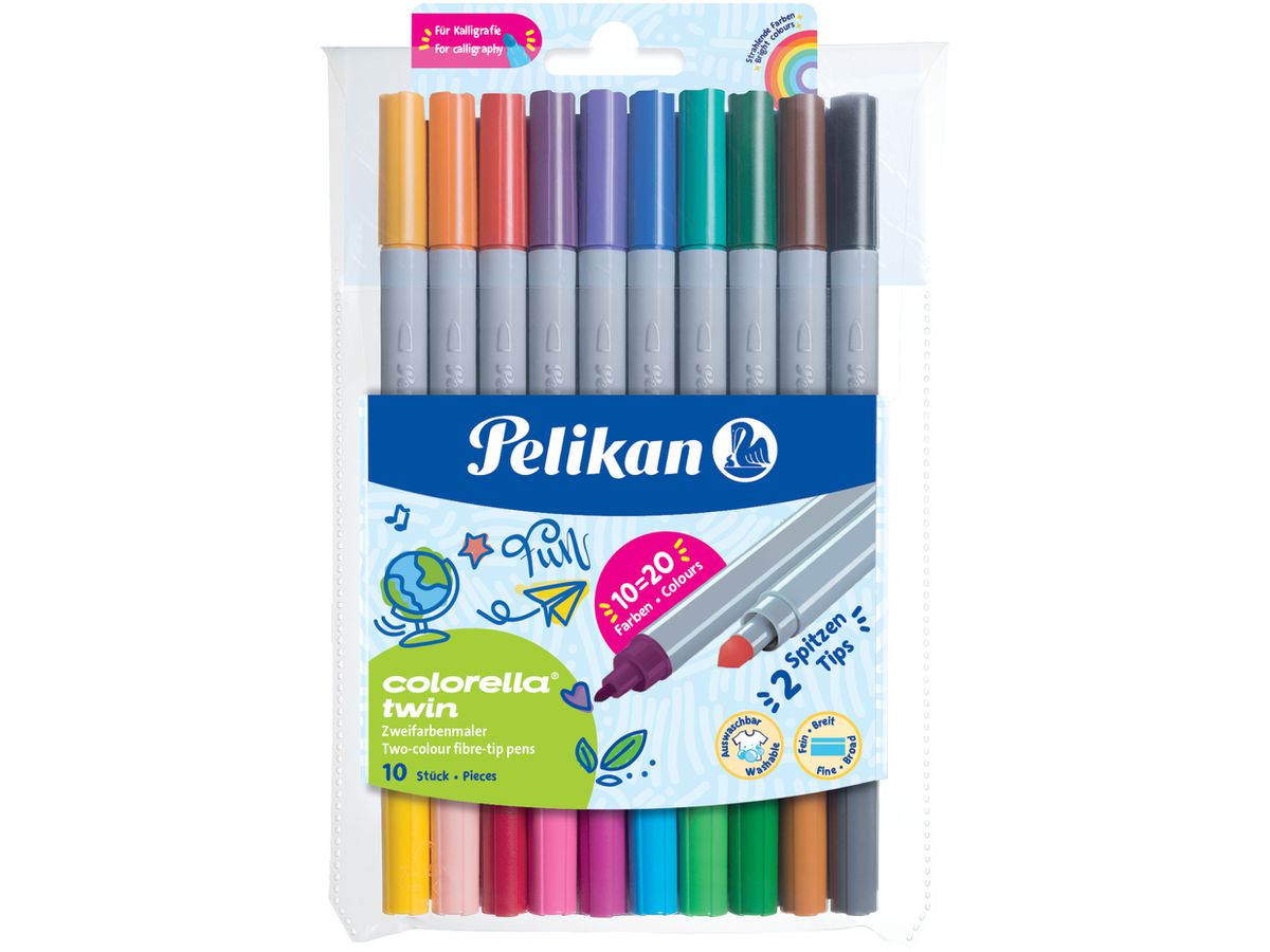 PELIKAN Colorella Twin 2mm C304/10 10 pcs., étui (4012700949516)