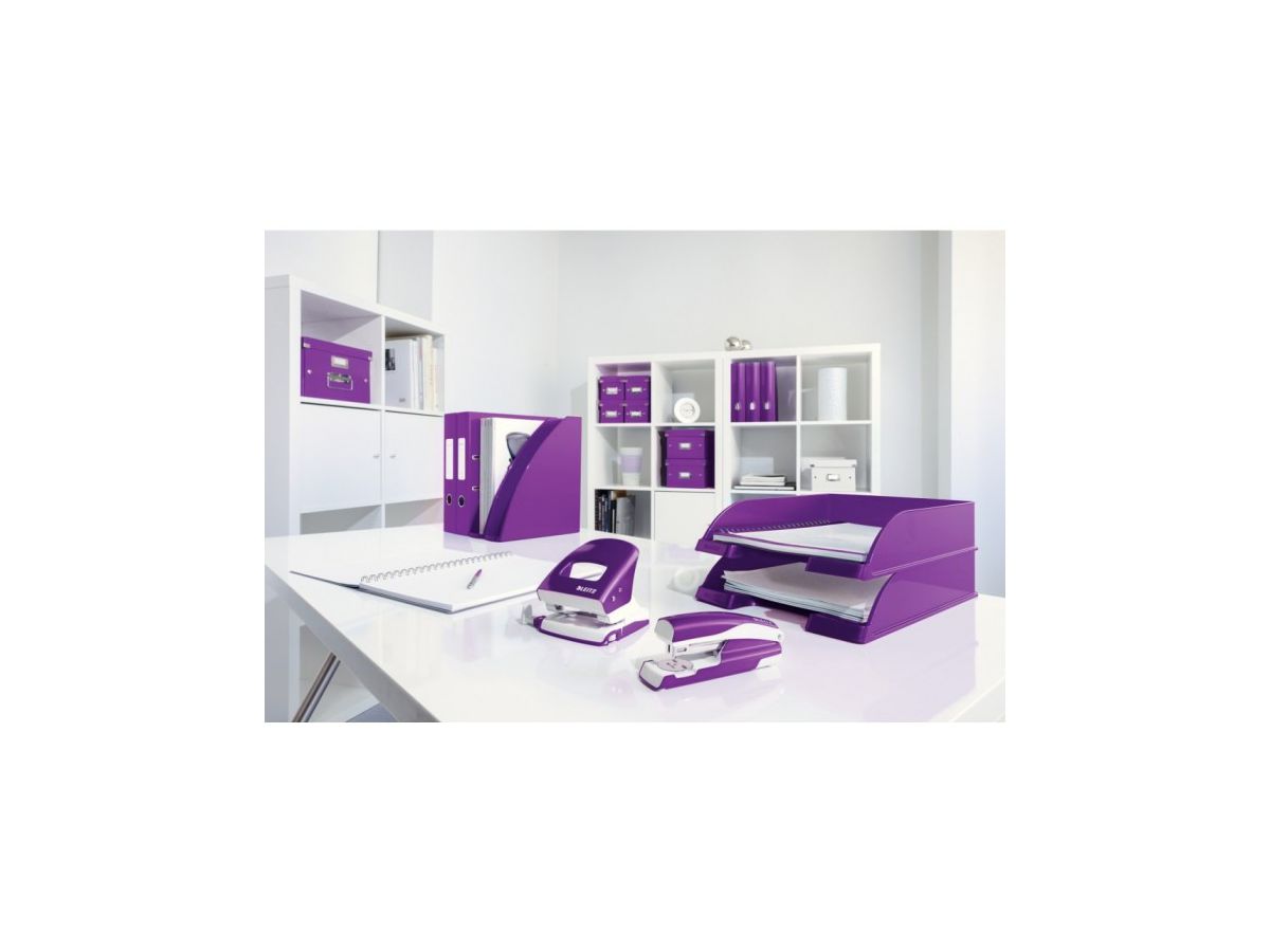 LEITZ Boîte de classement WOW A4 52771062 violet (4002432104390)