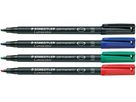STAEDTLER Lumocolor permanent B 314 WP4 4 Farben ass. (4007817304297)