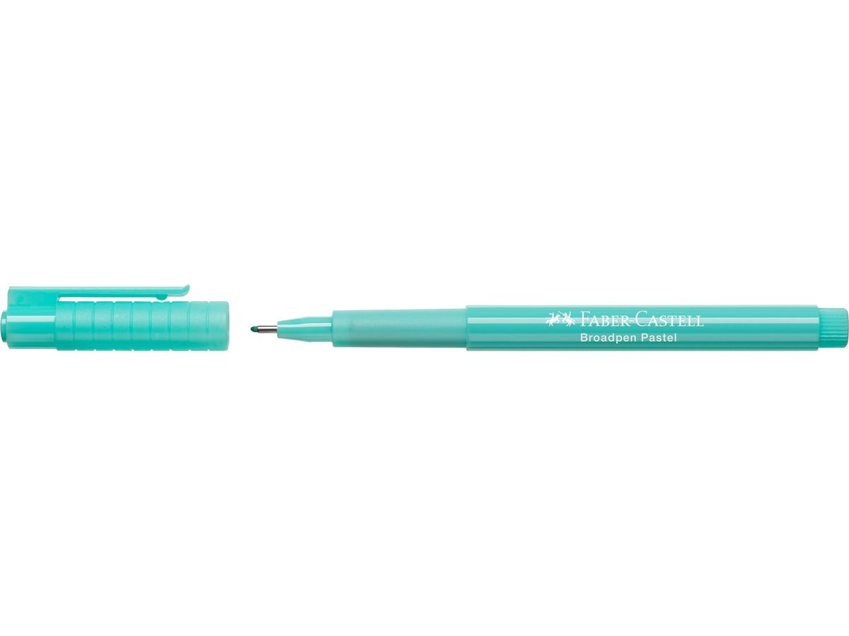 FABER-CASTELL Feutre Broadpen 1554 0.8mm 155457 turquoise pastel (4005401554578)