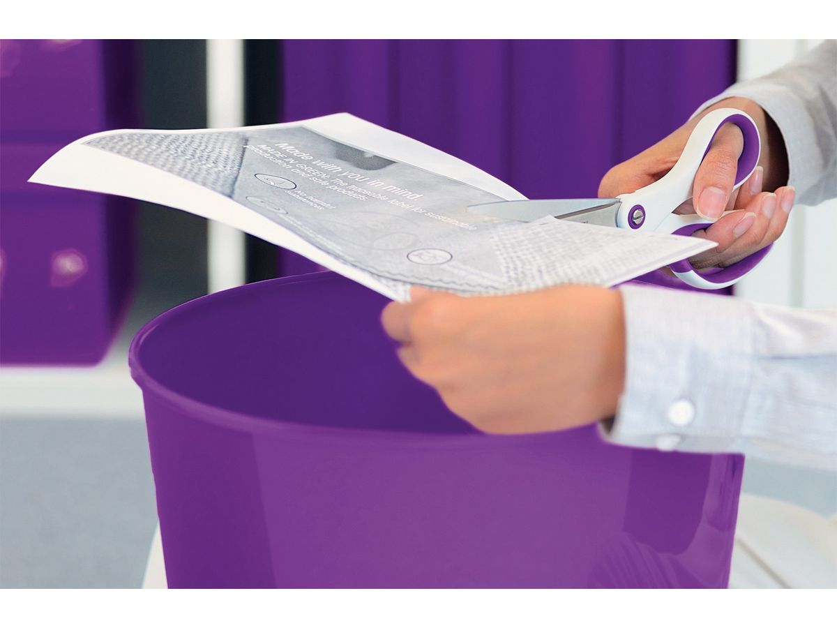 LEITZ Ciseaux titan WOW 53192062 blanc/violet 20.5cm (4002432103218)