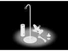 HANSA Lampe de table Flare Spot 41-5011.204 blanc (7612176093224)