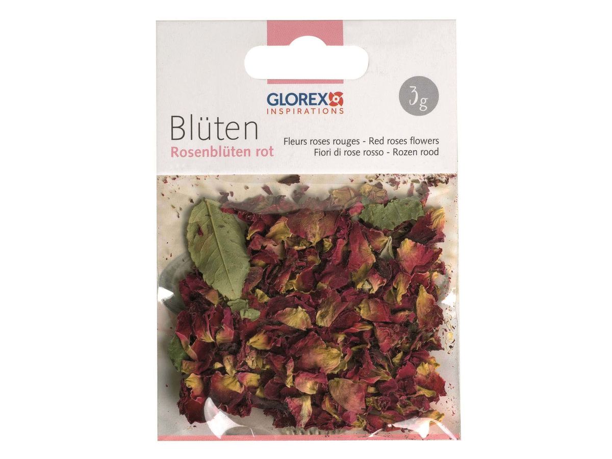 GLOREX Pétales de rose 3g 61601102 rose (7610877513980)