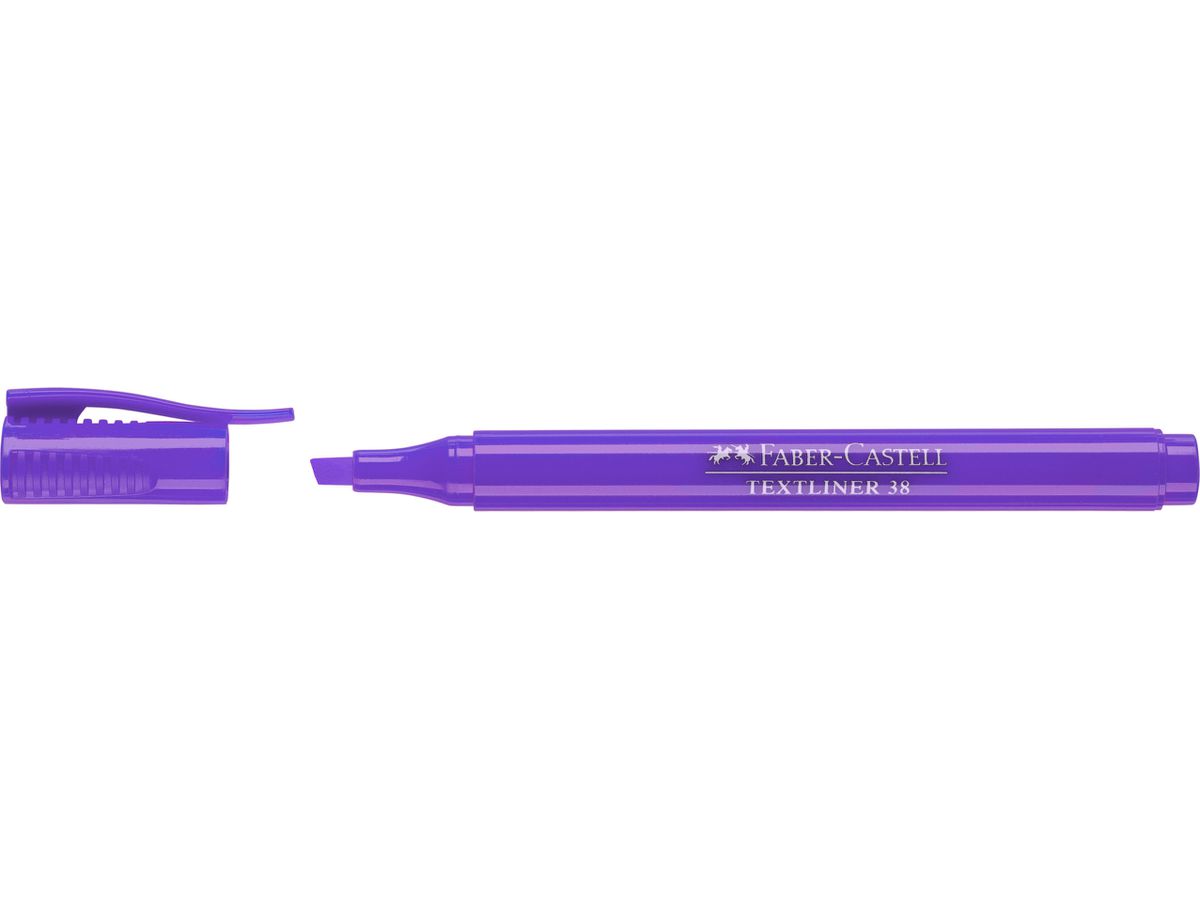 FABER-CASTELL Textmarker 38 1-4mm 157736 porpora (9556089005852)