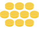MAGNETOPLAN Magnet Ergo Medium 10 Stk. 16640102 goldgelb 30mm (4013695044934)