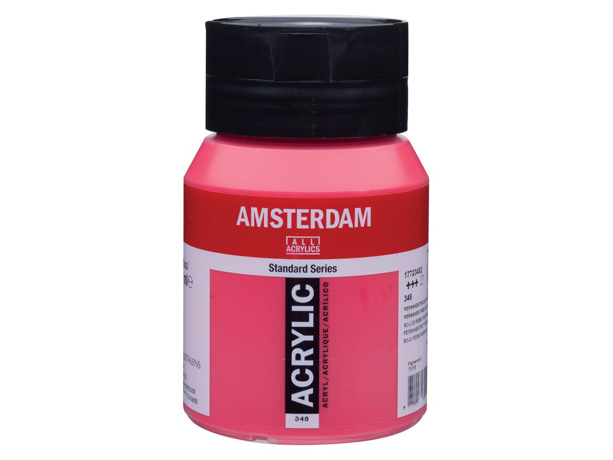AMSTERDAM Colore acrilici 500ml 17723482 permanent rosso/bodeaux 348 (8712079394905)