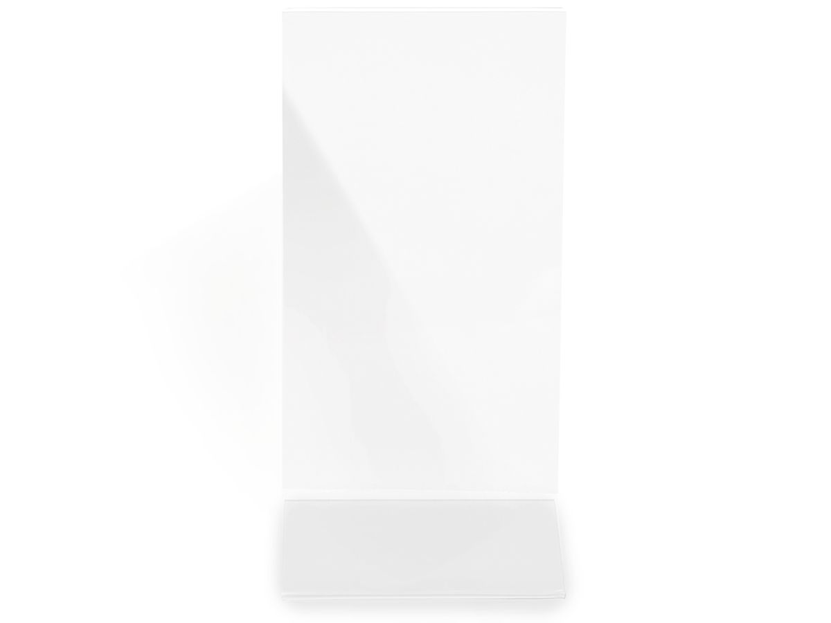 MAGNETOPLAN Tischaufsteller Acryl DIN lang 43101 schräg, hoch (6927985551713)