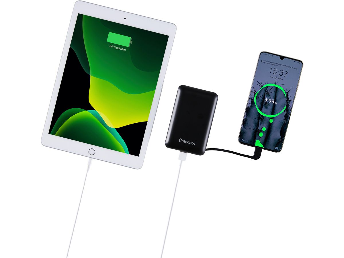 INTENSO Powerbank XC10000, black 7314530 10000 mAh, USB-A, USB-C (4034303030125)