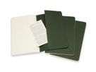 MOLESKINE Cahier L/A5, 3x, Liniert 855273 Myrtengrün 3 Stück (8055002855273)