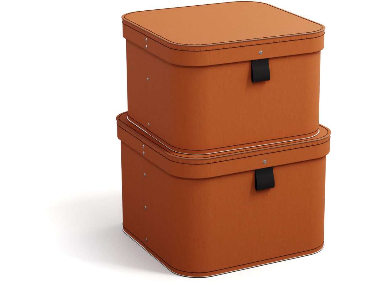 BIGSO BOX OF SWEDEN Boîte de rangement Ludvig 746252233FL0 terracotta 2er-Set (7330061084163)