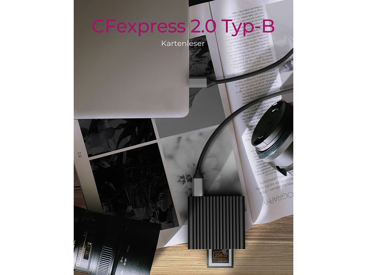 ICY BOX Card reader Cfexpress Type-B IB-CR404-C31 USB 3.2 Gen2 (4250078172604)