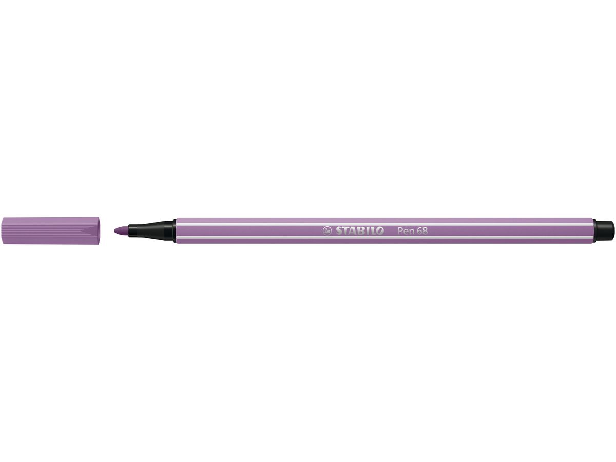 STABILO Stylo Fibre Pen 68 1.1mm 68/62 grey purple (4006381574228)