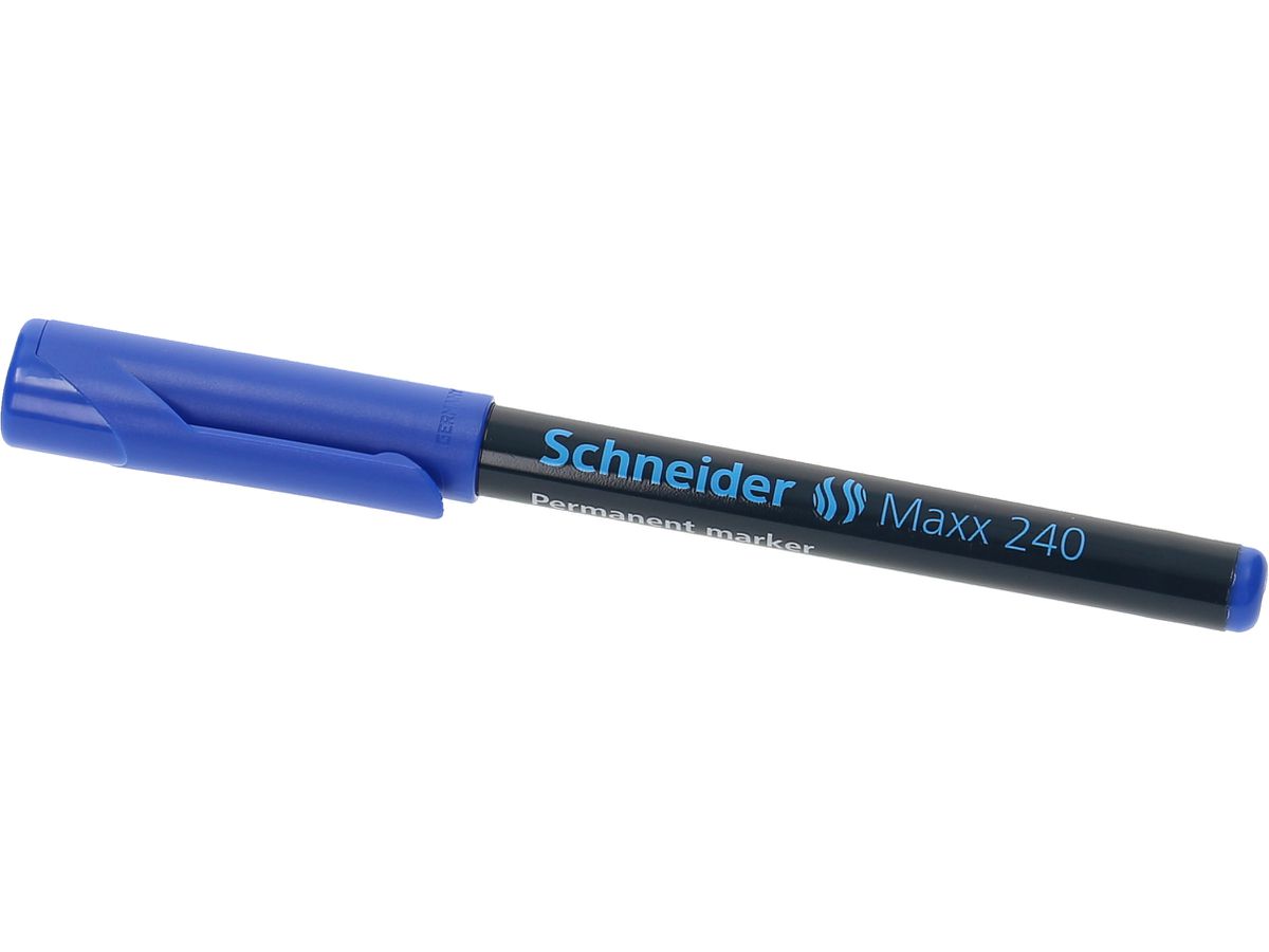 SCHNEIDER Permanent Marker MAXX 240 000095-03 blu, punta rotonda (4004675000194)