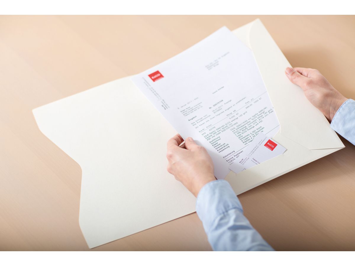 ELCO Cartella offerta Prestige A4 29450.22 ivory 10 pezzi (7611722018759)