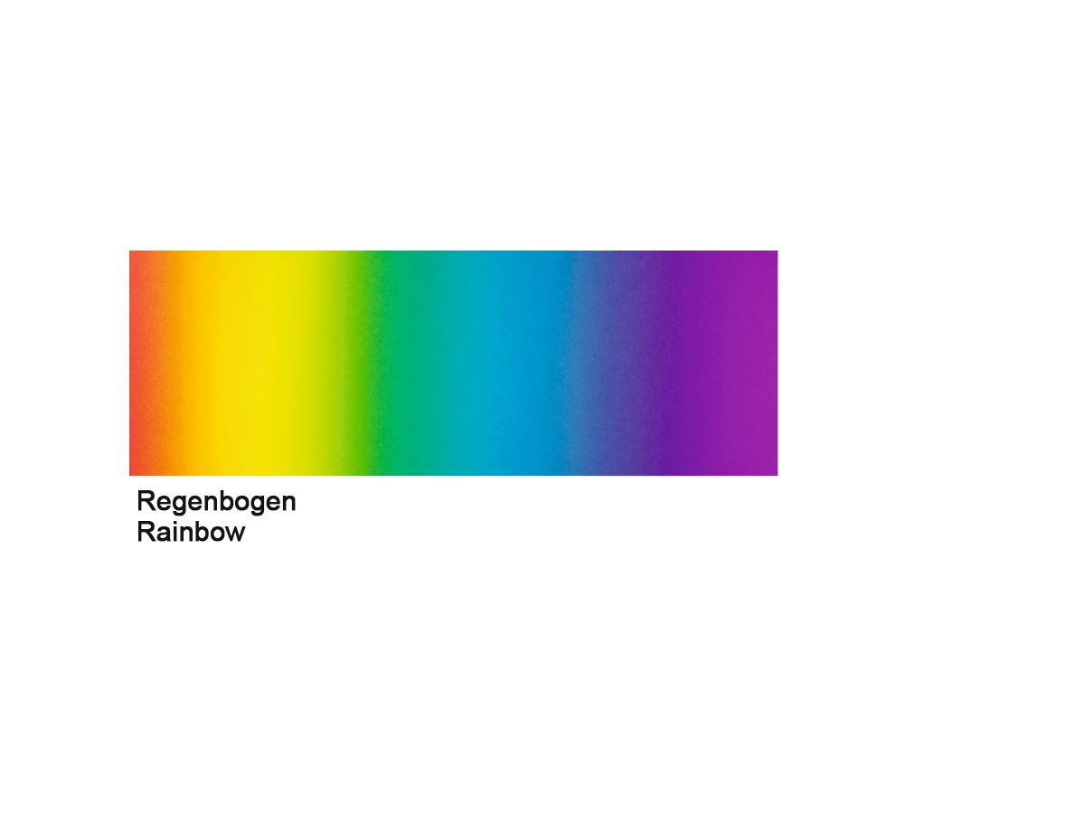 URSUS Fotokarton 50x70cm 5042299 300g, Regenbogen 10 Blatt (4008525578048)