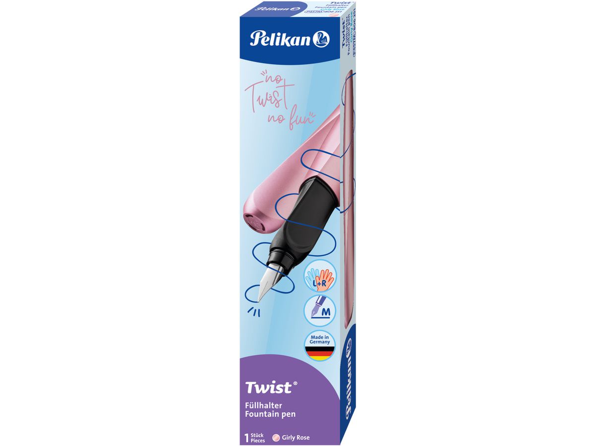 PELIKAN Füllhalter Twist M 806251 Girly Rose (4012700806253)