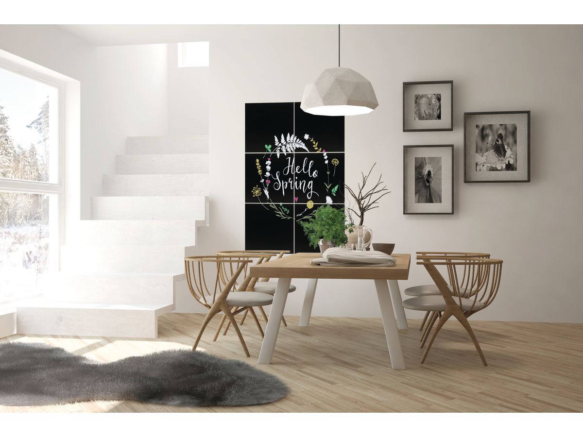 SECURIT Kreidetafel XXL FB-XXL 6 Stück 40x40x0.2cm (8719075285237)