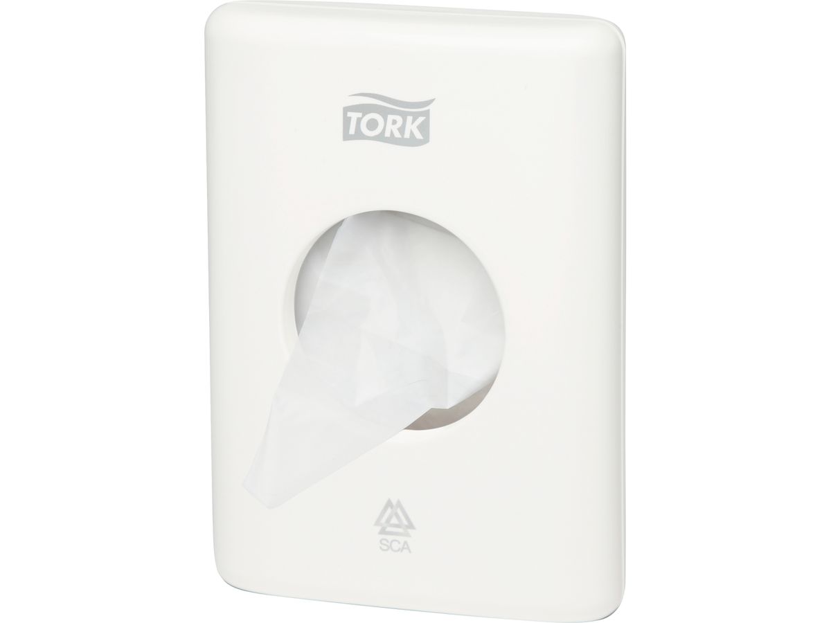 TORK Hygienebeutel Spender B5 566000 weiss 140x100x36mm (7322540557954)