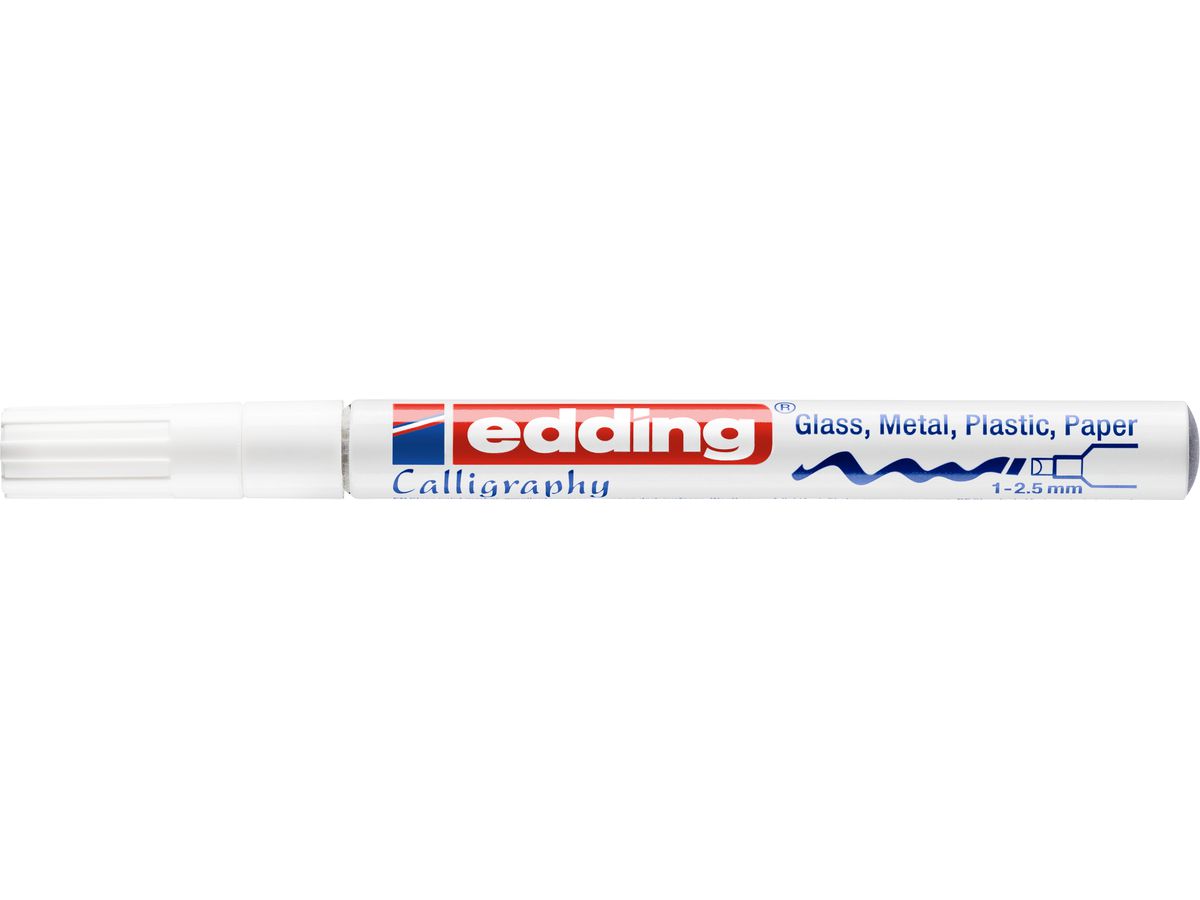 EDDING Lackmarker 753 753-49 weiss (4057305016171)