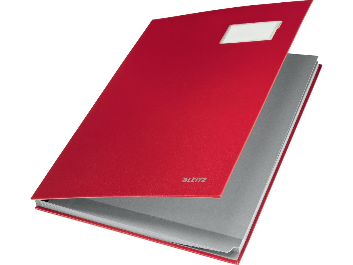 LEITZ Raccoglitore per firme A4 57010025 rosso 10 compart. (4002432311484)