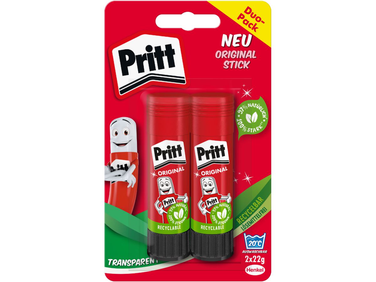 PRITT Stick collante 2x22g 900261 2 pezzi (4057278005318)