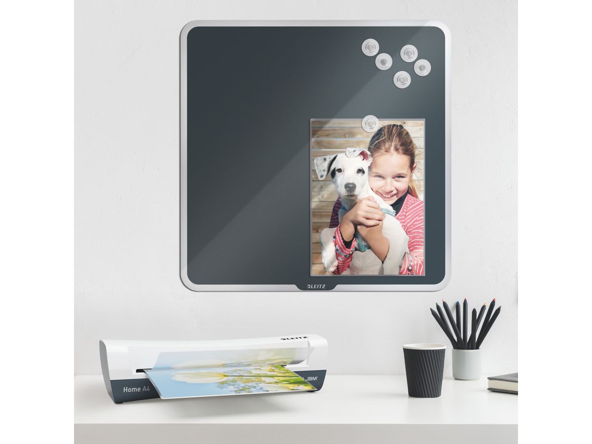 LEITZ Plastificatrice iLAM A4 7431-00-01 bianco (4002432135424)