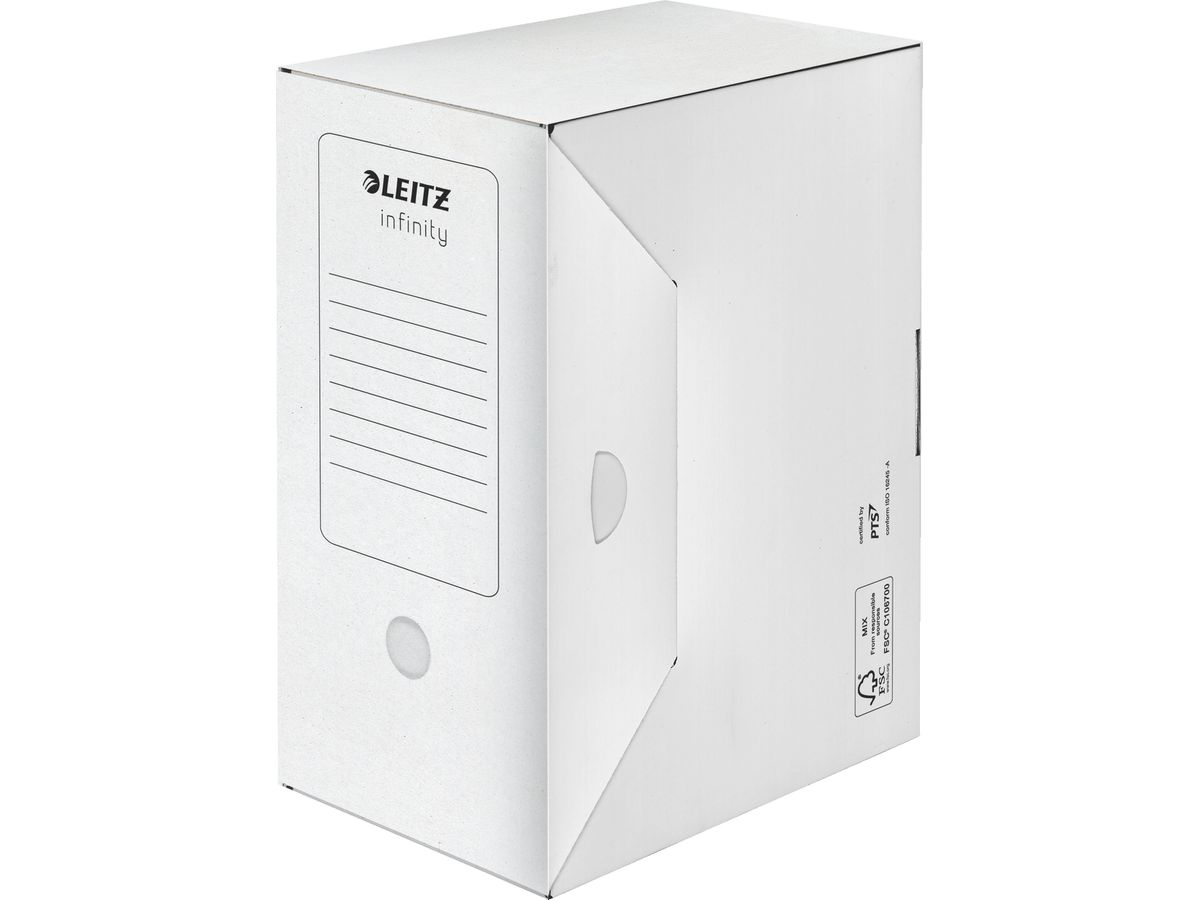 LEITZ Infinity boîte d'archives 60920000 blanc 330x150x255mm (4002432399017)