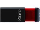 DISK2GO USB-Stick qlik edge 256GB 30006727 USB 3.1 red (7640111167389)