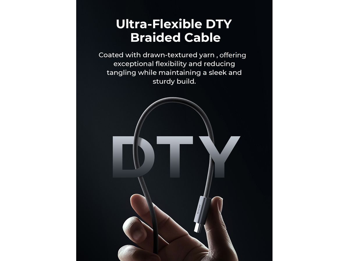 AUKEY Cable USB-C-to-C CB-DCC242 240W 1.8M Braided (0689323790425)