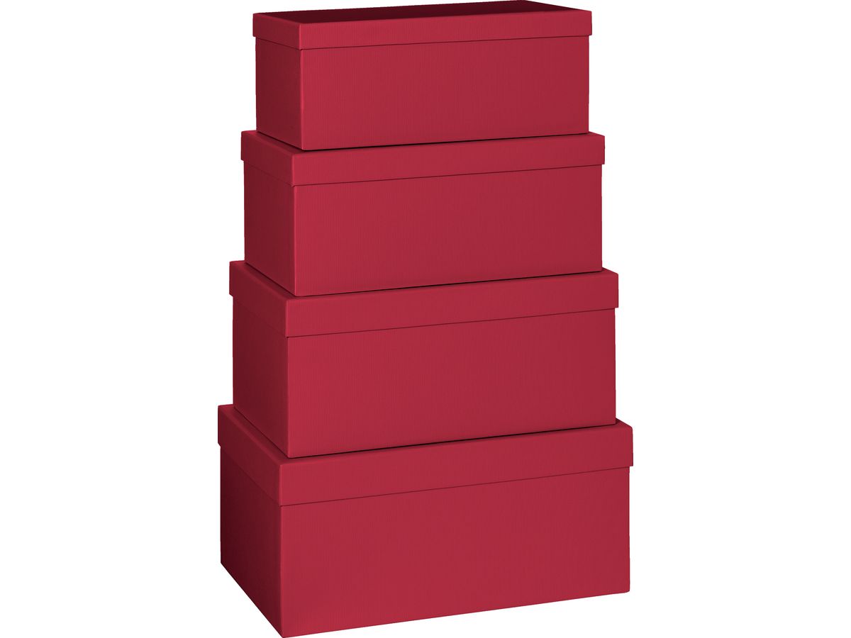 STEWO Box cadeau One Colour 2552784222 rouge 4 pcs. (7613074024549)