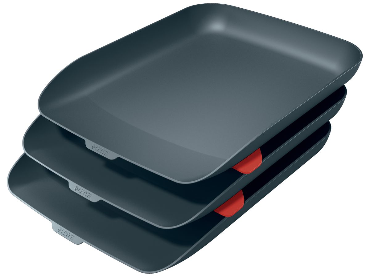 LEITZ Corbeille Courrier Cosy A4 5358-20-89 gris (4002432126279)