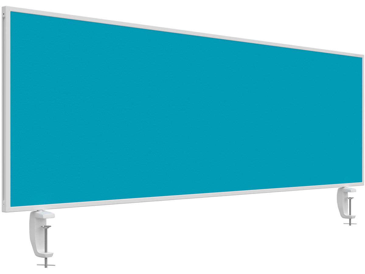 MAGNETOPLAN Tischtrennwand VarioPin 1116004 türkis 1600x500mm (4013695064413)