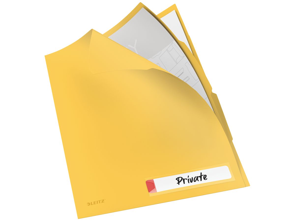 LEITZ Dossier Cosy A4 4716-00-19 jaune 3 pcs. (4002432125784)